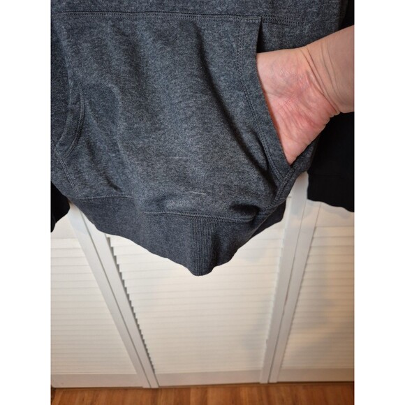 Levi's XL Hoodie Mens Black Gray Pullover Sweatshirt Lightweight Long Sleeve - Picture 3 of 12